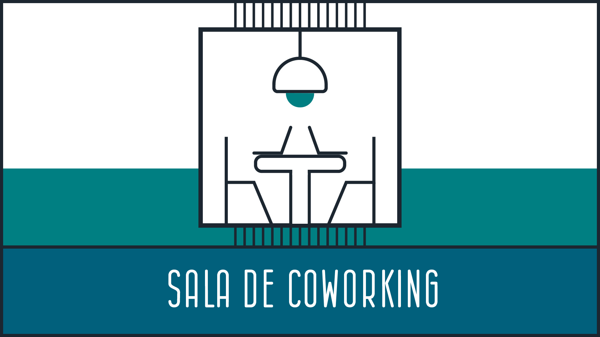 Sala de coworking luminosa y moderna en Muon Cowork Granada | Sala de Coworking Centro Granada