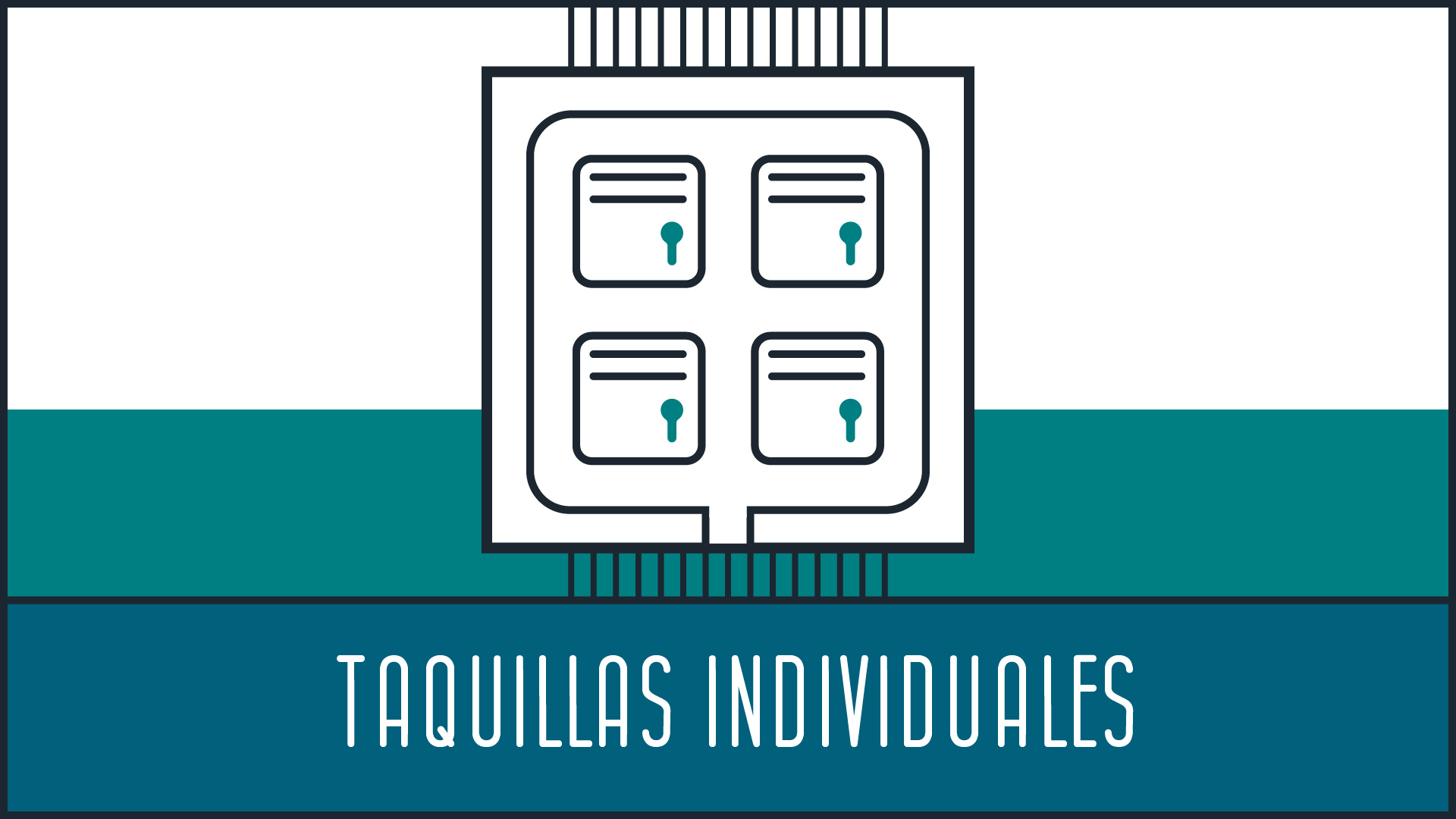 Taquillas individuales en Muon Cowork Granada para guardar tus pertenencias de forma segura.